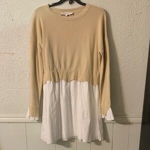 English Factory Cream Knit Sweater